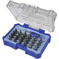 Faithfull Screw Bit Set 25Pc S2 Security, Silver