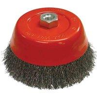 Faithfull Wire Cup Brush 150 X M14 X2 0,30Mm, Red
