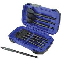Faithfull Flat Bit Set 8Pc Impact Rated, Multi