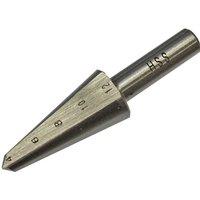 Faithfull Hss Taper Drill 4 To 12Mm, Silver