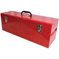 Faithfull Metal H/Duty Tool Box & Tote Tray 26In, Multi