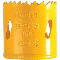 Faithfull Varipitch Holesaw 43Mm, Yellow