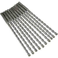 Faithfull Sds Drill 8Mm X 150Wl X 210Mm(bulk 10), Silver