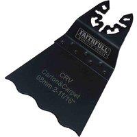 Faithfull Serrated Wavy Edge Saw Blade 68Mm Crz, Black