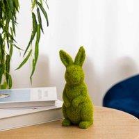 Gardensanctuary Moss Standing Bunny Rabbit Easter Garden Home Decoration