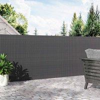 Gardensanctuary 100Cm Black High-quality Materials Sun-blocked Privacy Fence Screen Panels