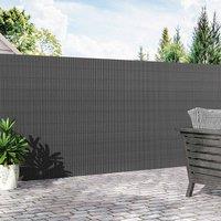 Gardensanctuary 120Cm Black High-quality Materials Sun-blocked Privacy Fence Screen Panels