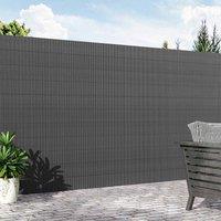 Gardensanctuary 150Cm Black High-quality Materials Sun-blocked Privacy Fence Screen Panels