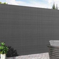 Gardensanctuary 200Cm Black High-quality Materials Sun-blocked Privacy Fence Screen Panels