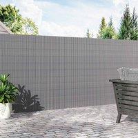 Gardensanctuary 120Cm Grey High-quality Materials Sun-blocked Privacy Fence Screen Panels