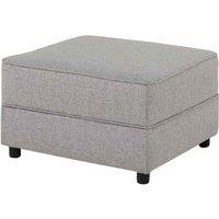 Modern Home Loscoe Standard Footstool Silver