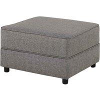 Modern Home Loscoe Standard Footstool Charcoal, Grey