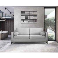 Modern Home Ezra 3 Seater Silver, Grey
