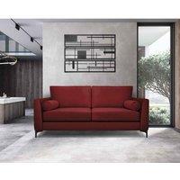 Modern Home Ezra 3 Seater Oxblood, Red