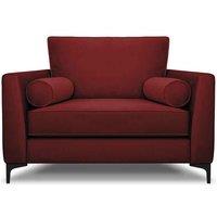 Modern Home Ezra Lovechair Oxblood, Red