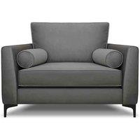 Modern Home Ezra Lovechair Steel, Grey