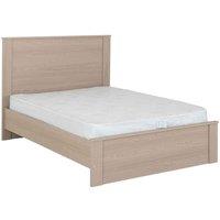 Seconique Paris 4'6inch Double Bed - Smoked Ash Effect, Multi