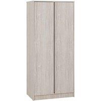 Seconique Malvern 2 Door Wardrobe - Urban Snow, Multi