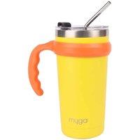 Myga Capri Insulated Coffee Cups - Yellow, Yellow