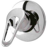 nuie Round Showers Concealed Or Exposed Shower Valve - Chrome, Silver