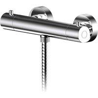 nuie Binsey Thermostatic Bar Valve - Chrome, Silver