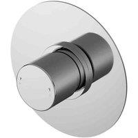 nuie Binsey Thermostatic Temperature Control Valve - Chrome, Silver