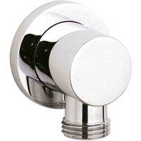 nuie Shower Accessories Outlet Elbow Chrome, Silver