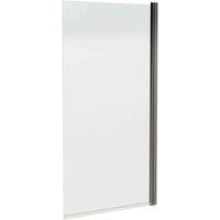 nuie Square Bath Screen - 6mm - Silver, Silver