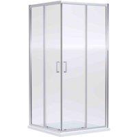 nuie Rene 1900 x 800mm Corner Entry - Chrome, Silver