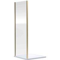 nuie Rene 1900 x 900mm Side Panel - Brown, Brown