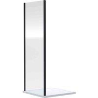 nuie Rene 1900 x 700mm Side Panel - Black, Black