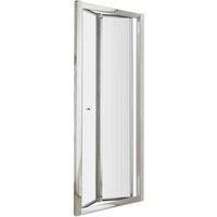 nuie 1850x760mm Bi-Folding Shower Door, Silver