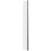nuie 215x1850mm Wetroom Screen Return - Silver, Silver