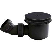 nuie 90mm Fast Flow Shower Waste - Black/Black, Black