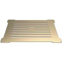 nuie Square Shower Waste Brown Top - Brown/Black, Brown