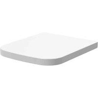 nuie Square Wrapover Soft Close Toilet Seat (Urea), White