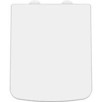 nuie Square SC Seat, QR, Top Fix, White Caps, White