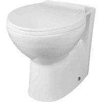 nuie Standard Back To Wall Toilet Pan, White