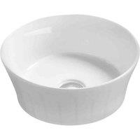 nuie Round Basin W358xD368xH137, White