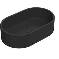 nuie Oval Basin 565x350x145mm, Black