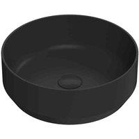 nuie Round Vessel 350x350x 120mm, Black