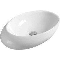 nuie Oval Basin W490xD320xH135, White