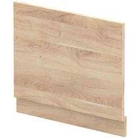 nuie 700mm Bath End Panel - Bleached Oak, Brown