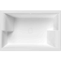 nuie 1800 x 1200 Double Ended Inset Spa Bath & Legs, White