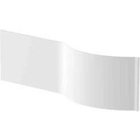 nuie 1700mm P Shaped Front Panel, White