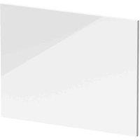 nuie 700mm Offset End Panel Waterproof, White