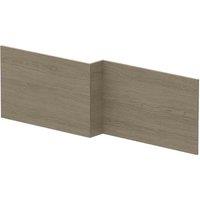 nuie Shower Bath Front Panel (1700mm) - Solace Oak, Brown