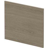 nuie Square Shower Bath End Panel - Solace Oak, Brown