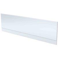 nuie Straight Front Bath Acrylic Panel 1800x510x25mm, White