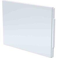 nuie Straight Bath End Acrylic Panel 700 x510x25mm, White